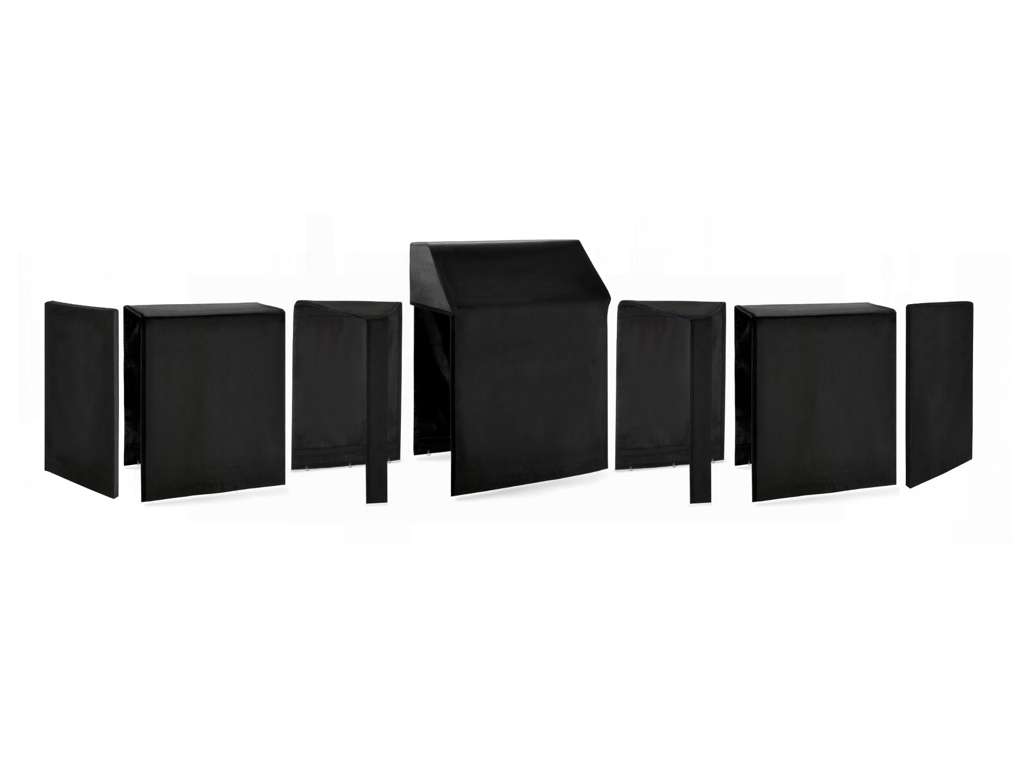 Outdoor Kitchen Classic Cover Bundle: Performance Grill, (2) 32 in. Cabinet, 45 Degree Corner Cabinet, Right/Left End Cover Panel