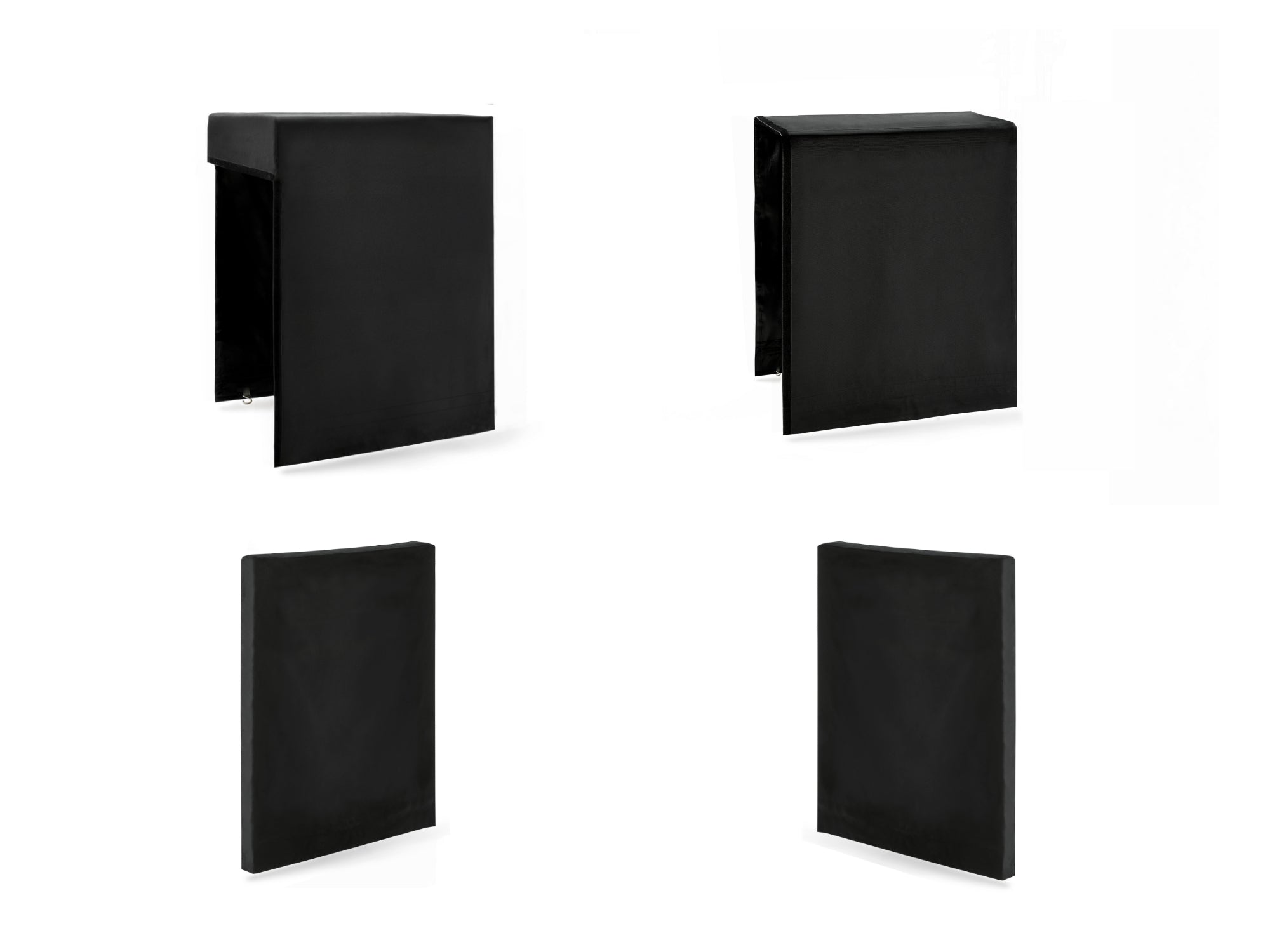 Outdoor Kitchen Classic Cover Bundle: 33 in. Platinum Griddle, 32 in. Cabinet, Right/Left Side Panel