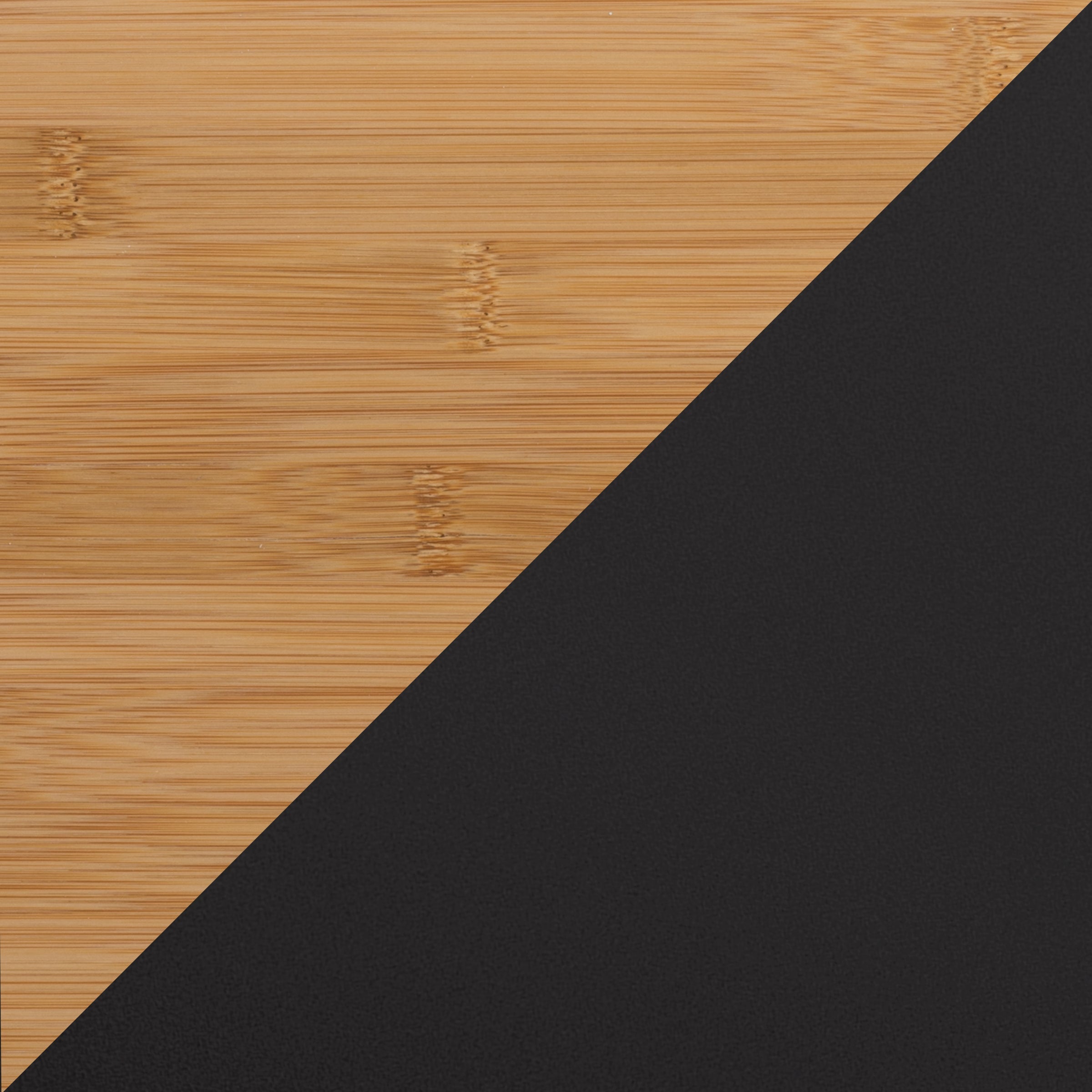 Black with Bamboo Worktop Black with Bamboo Worktop