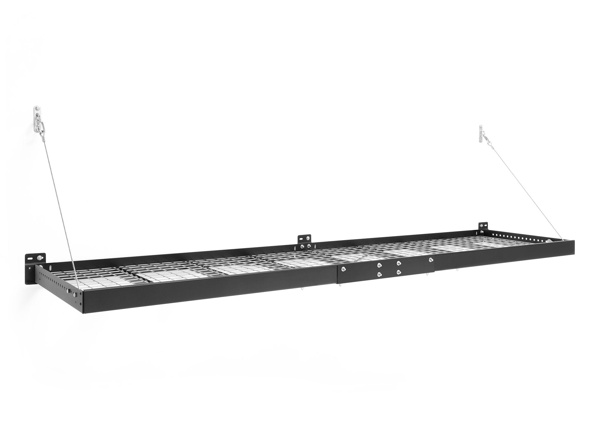 Pro Series 2 ft. x 8 ft. Wall Mounted Steel Shelf (Pack of 2) - Black