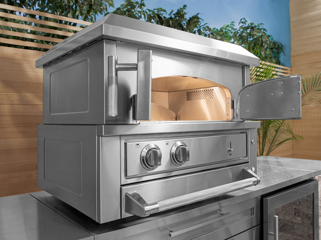 Outdoor Kitchen Platinum 33 in. Countertop Pizza Oven NewAge Products
