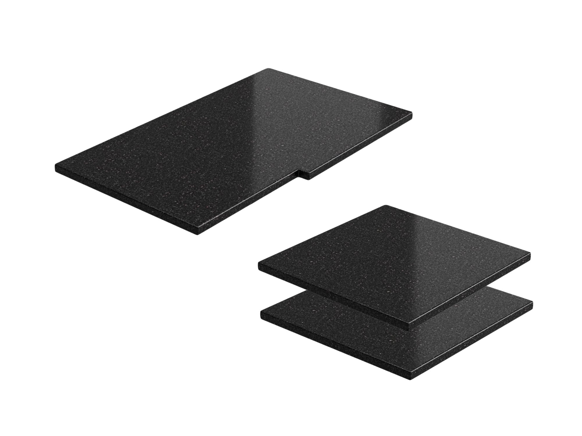 Kitchen Granite Countertops (1 x Corner Countertopr, 2 x 24 in. Extended Countertop)