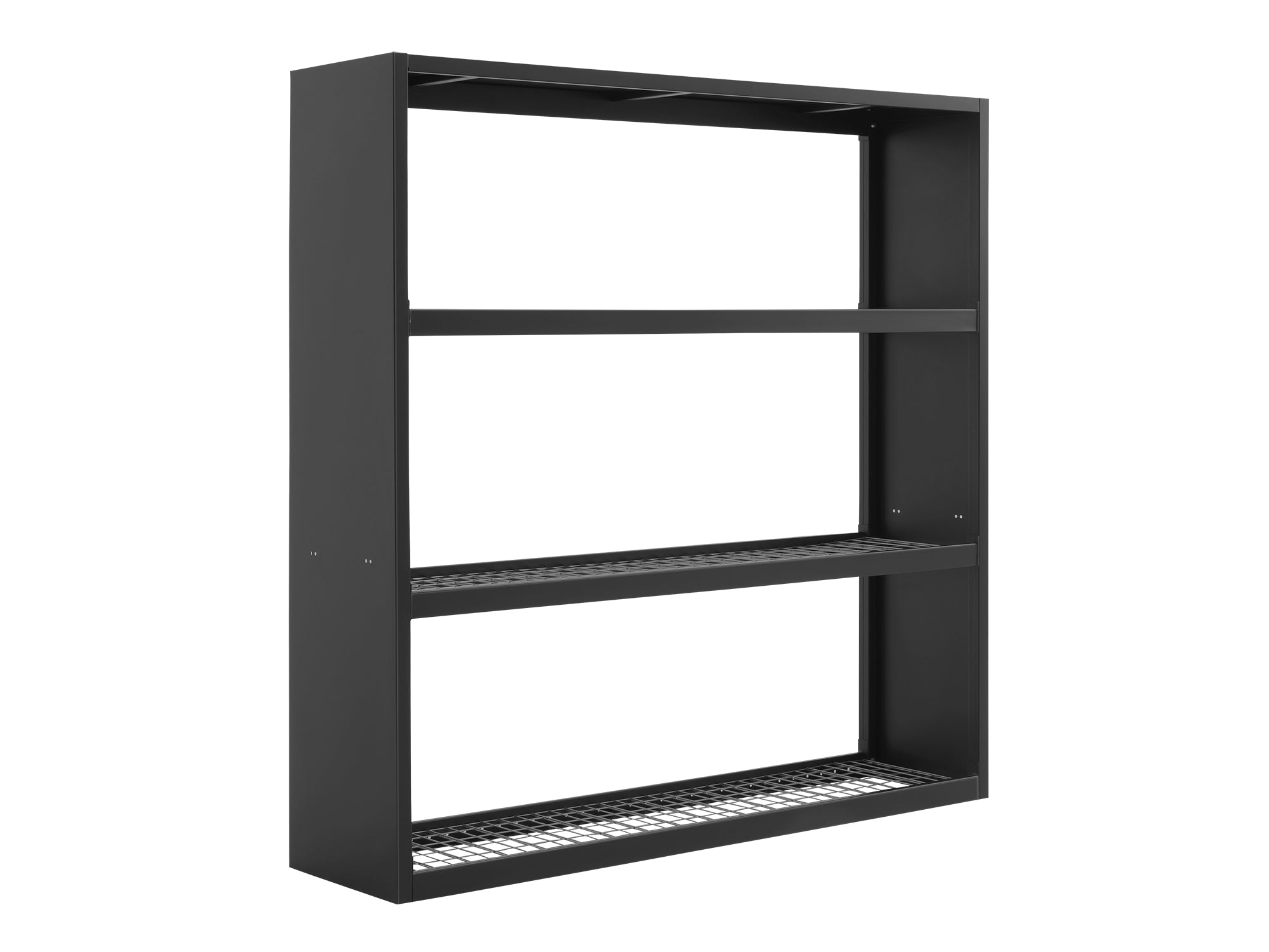 Bold Series 72 in. Wall Mounted Rack - Black